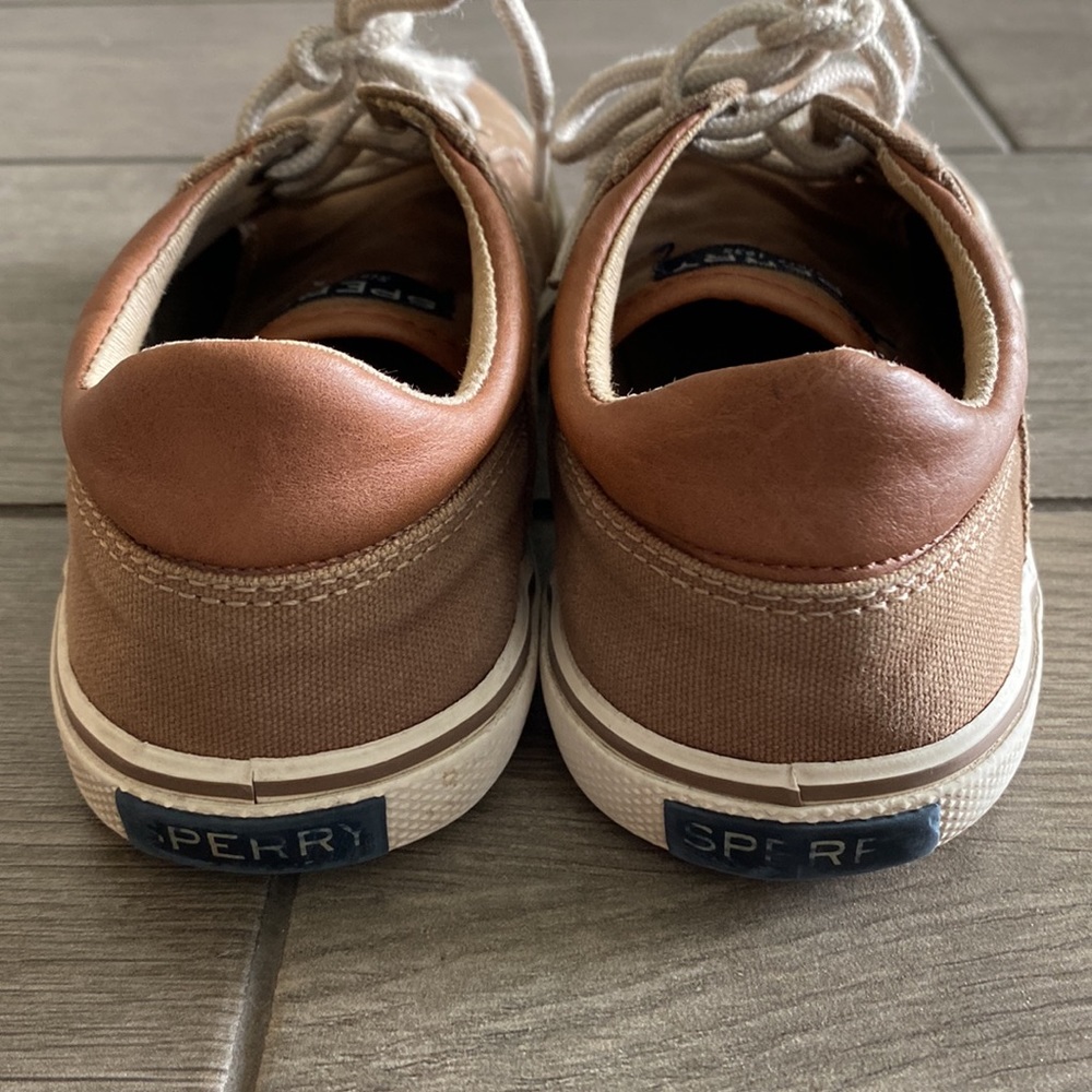 Boys Sperry Ollie Shoes - Tan/Khaki - Picture 3 of 8